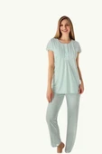 Limissi Kadın Pijama Takım 23404 Yeşil thumbnail 1