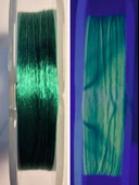 Eagenset Organze İp Çapari İpi Ultraviyole Uv Neon Koyu Yeşil Makara - 3