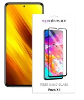 Xiaomi Poco X3 Ekran Koruyucu Kırılmaz Fiber Nano Tam Kaplayan - 1