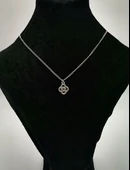 Gümüş Zincir Figürlü Lüks Kolye - 1