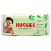 Huggies Yenidoğan Natural Care Islak Bebek Havlusu 56 Yaprak - 1