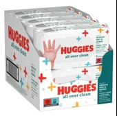Huggies All Over Clean Bebek ve Çocuk Islak Mendili 10x56 Yaprak - 1