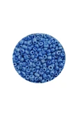 Dökme Cam Kum Boncuk (11/0) 2 mm - 60 Gram -  Mavi - BNC044 - 2