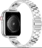 iiteeology Paslanmaz Çelik Kordon Uyumlu Apple Watch Kordon - 11