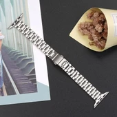 iiteeology Paslanmaz Çelik Kordon Uyumlu Apple Watch Kordon - 7