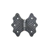 Antika Tarz Dekoratif Pirinç Kelebek Menteşe - 92 mm, Oksit - 1