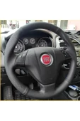 Fiat Uyumlu Linea Doblo- Fiorino Punto TuşluVersiyon Araca Özel Dikmeli Direksiyon Kılıf - 1