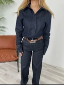 Kadın Denim Pantolon Mavi - 3
