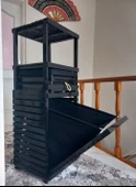 Ahşap çamaşır sepeti - 7
