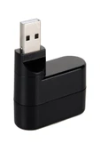 3 Bağlantı Noktalı 90/180 Derece Dönebilir USB 2.0 Çoklayıcı Hub Taşınılabilir Bilgisayarlar İçin - 3