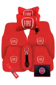 Fiat Nakışlı Kırmızı Oto Halı Paspas - 1