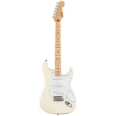 Fender Standard Strat MN WPG OWT Elektro Gitar - 1
