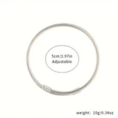 Gümüş Renk Antialerjik Titanyum Çelik Sade Tasarım Bileklik, Şık ve Modern Detaylar thumbnail 5