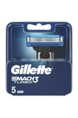 Gillette Mach 3 Turbo 5'li Yedek Tıraş Bıçağı - 1