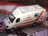 Oyuncak Metal Çek Bırak Ambulans 10 cm - 4