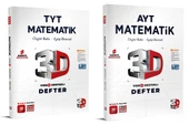 3D Yayınları 2024 Tyt Ayt Matematik Video Destekli Defter Seti 2 Kitap - 1