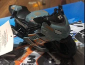 Oyuncak Sürtmeli Polis Motorsikleti 15 cm Haki Gri Model Motorsiklet - 3