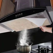 2li Yağ Emici Duman Önleyici Pratik Mutfak Davlumbaz Koruyucu Dayanıklı Yedek Filtre 45x90cm thumbnail 4