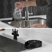 Yüksek Basınçlı Otomatik Bardak Yıkama Aparatı Mutfak Lavaboları İçin Hızlı Kupa Durulayıcı - 2