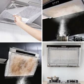 2li Yağ Emici Duman Önleyici Pratik Mutfak Davlumbaz Koruyucu Dayanıklı Yedek Filtre 45x90cm thumbnail 2