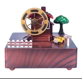 Şehir Etrafında Dönen Uçak Müzik Kutusu - 1