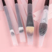 Makyaj Far Allık Kontür Eyeliner Fırça Malzemeleri Ürünleri Koruyucu File Kapak Örgü Kılıf S - 2