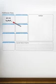 Haftalık Planlayıcı Manyetik Duvar Stickerı Takvim 100 cm x 60 cm thumbnail 2