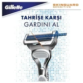 Gillette Skinguard Sensitive Tıraş Makinesi + 2 Up Yedek Tıraş Bıçağı - 3