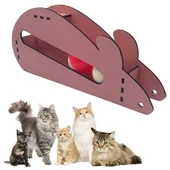 Fare Kedi Oyunu Ahşap 2 Toplu Kedi Oyuncağı Tahta Kedi Oyunu Tahta Fare Ve Toplu Oyuncak - 1