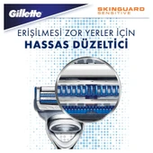 Gillette Skinguard Sensitive Tıraş Makinesi + 2 Up Yedek Tıraş Bıçağı - 2