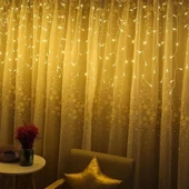 8 Fonksiyonlu 16 Saçaklı Perde Led 3 x 1 (Günışığı) thumbnail 3