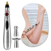 2 Farklı Başlıklı Elektronik Akupunktur Meridyen Enerji Masaj Kalemi - 1