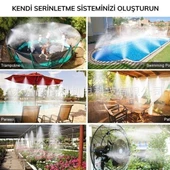 10 Metre Kendin Yap Balkon Veranda Çardak Kamelya Sulama Serinletme ve Nemlendirme Sistemi thumbnail 5