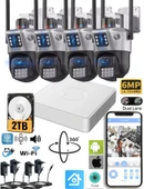 Ventus Set 4 Kameralı 2TB HDD li Güvenlik Kamera Sistemi Hareketli Kablosuz akıllı Xmeye - 1