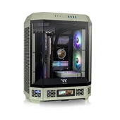 THERMALTAKE THE TOWER 600 TG CA-1Z1-00MEWN-00 GAMING MID-TOWER PC KASASI YEŞİL thumbnail 1