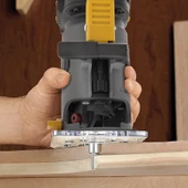 CAT DX82B 18Volt Şarjlı Kömürsüz 6mm Devir Ayarlı Profesyonel Avuç İçi El Frezesi Formika Tıraşlama (Akü Dahil Değildir) thumbnail 5