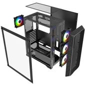 POWERBOOST 600W 80+ PB-PS5846B Gaming Mid-Tower PC Kasası thumbnail 4