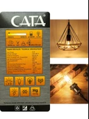 (4 Adet) Cata CT-4218 8W (60W) 3000K (Sarı Işık) Dim Edilebilir E27 Duylu (Kalın Duy) Led Filament Ampul - 5