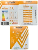 (6 Adet) Osaka 30W (200W) 6500K (Beyaz Işık) E27 Duylu (Kalın Duy) Torch Led Ampul (Yeni Model) thumbnail 4