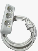 3 lü Grub Priz Çoçuk Korumalı Ara Kablosu Uzatıcı Viko 1.2.3.4.5....20 mt - 2