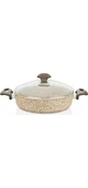Falez Creamy Granit 22 cm Karnıyarık Tenceresi - CRE 3022 - 3