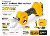 SGS5555 - 20 Volt Akülü Dal Budama Makası Makinası Çift Akülü - 2