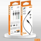 3.5mm Jack Hasır Aux Kablo BlueWolf MK-031 - 1