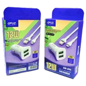 TYPE-C 12W Çift Girişli Araç Şarj Aleti Gfuz GR01C - 1