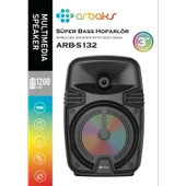 17 CM Bluetooth Super Bass Höparlör Arbaks ARBS132 - 1