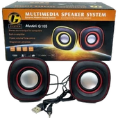 G105 Pc Usb Mini Speaker 1+1 Hoparlör Ses Sistemi Platoon PL-4086 - 1