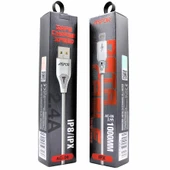 İphone 2.4A 1 Metre Usb Şarj Kablosu Aspor AC-06 - 1
