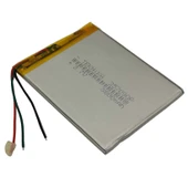 3800 mAh (3 Kablolu) Tablet Bataryası  9 x 7 Cm - 1