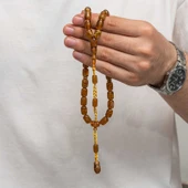 Sıkma Kehribar Tesbih - 1