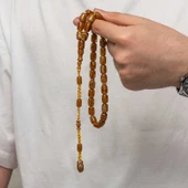 Sıkma Kehribar Tesbih - 4